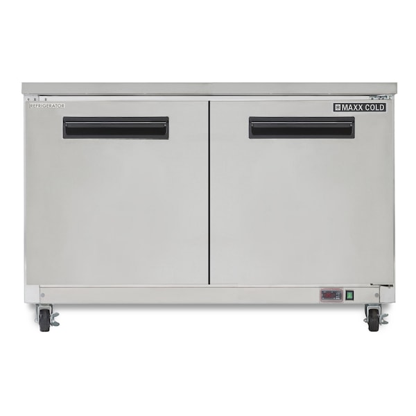 Maxx Cold Undercounter Refrigerator, Double Door 15.5 CUFT MXCR60U - main